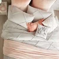 CHF Chenille Lattice Midweight Comforter Set