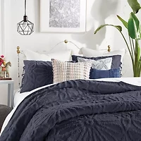 CHF Chenille Medallion 3-pc. Midweight Comforter Set