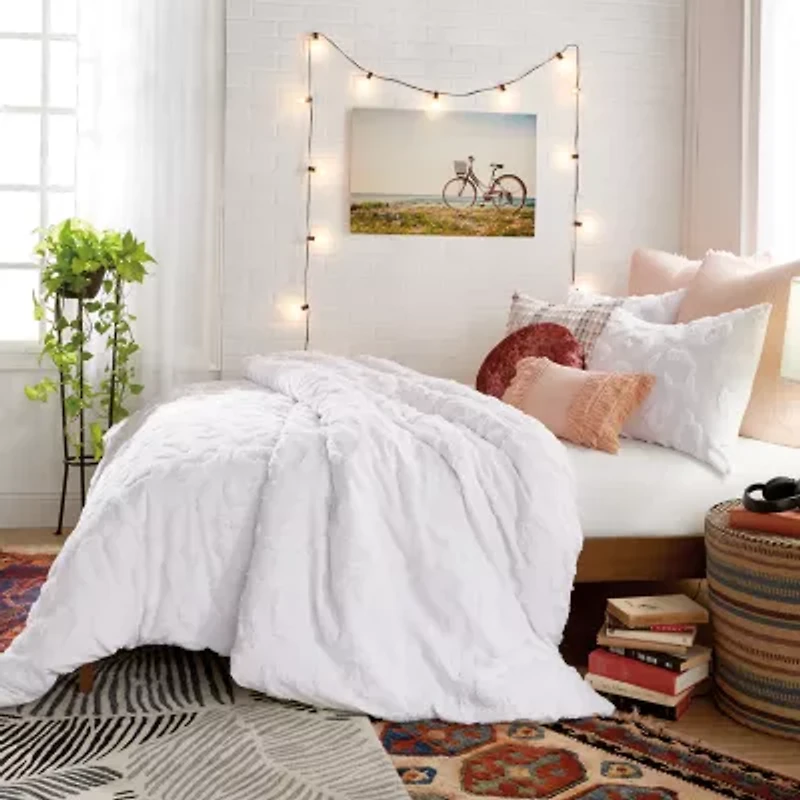 CHF Chenille Leopard Duvet Cover Set