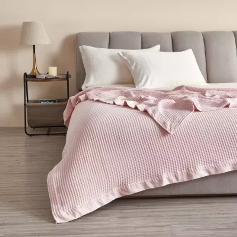 Linery All Season Waffle Weave Soft Blanket