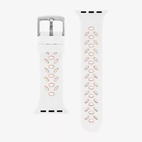 Withit Apple Compatible Unisex Adult White Watch Band Wi/T-As4-008-43-Bx-01