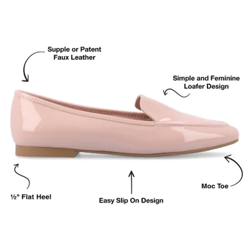 Journee Collection Tullie Womens Square Loafers