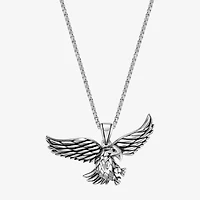 Eagle Mens Stainless Steel 24 Inch Pendant Necklace