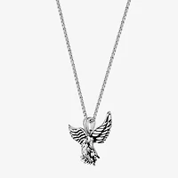 Eagle Mens Stainless Steel 24 Inch Pendant Necklace