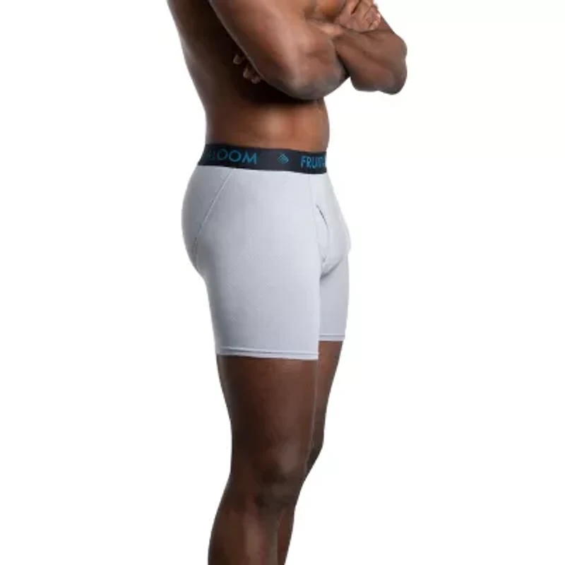 Fruit of the Loom Breathable Stretch Mens 3 Pack Boxer Briefs Bp3bb76