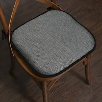 Sweet Home Collection™ Cameron Memory Foam No Slip Back 16" x Chair Pad Cushion with Ties