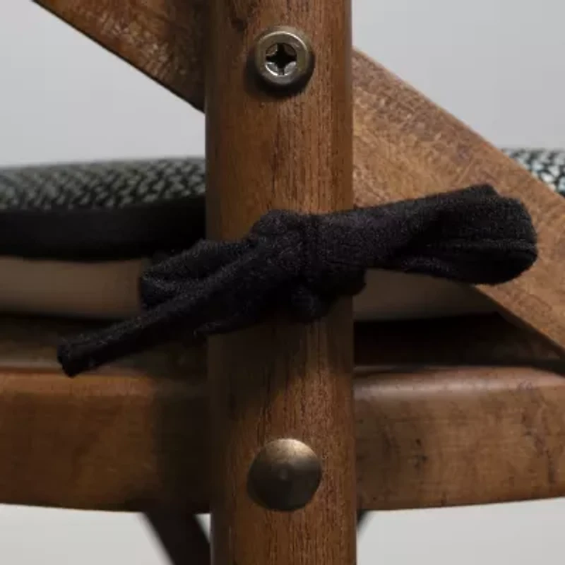 Sweet Home Collection™ Cameron Memory Foam No Slip Back 16" x Chair Pad Cushion with Ties