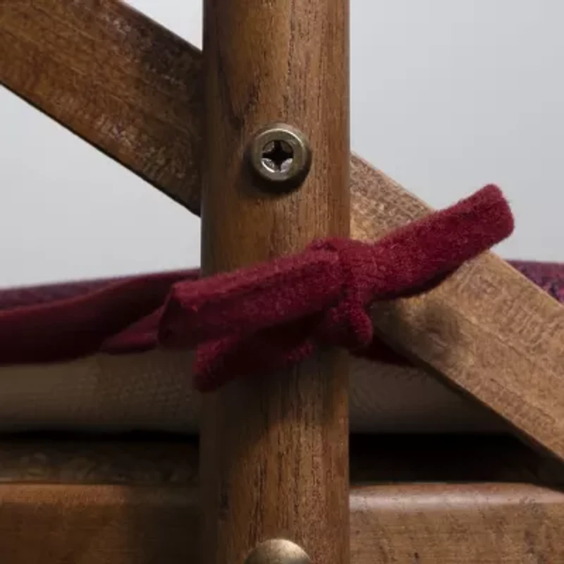 Sweet Home Collection™ Cameron Memory Foam No Slip Back 16" x Chair Pad Cushion with Ties