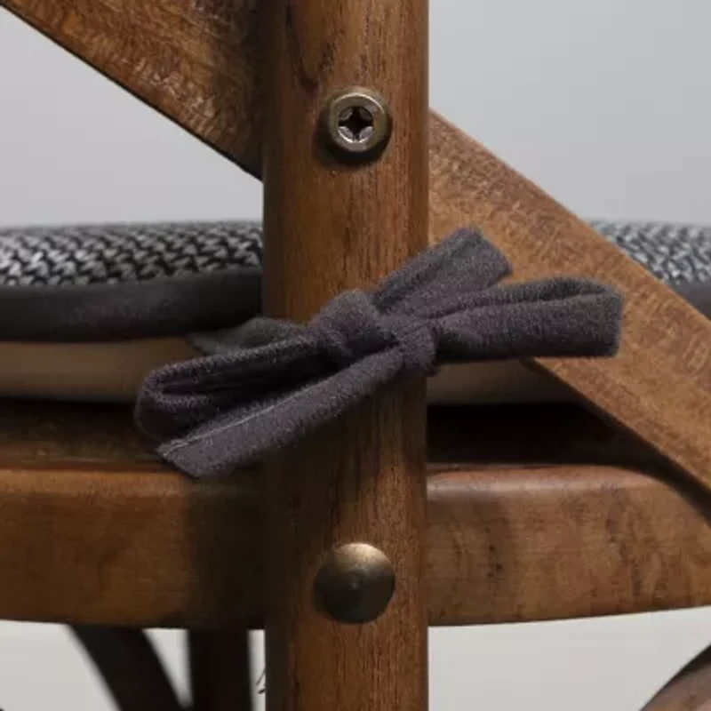 Sweet Home Collection™ Cameron Memory Foam No Slip Back 16" x Chair Pad Cushion with Ties