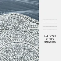Casual Comfort Scallop Reversible Quilt Set