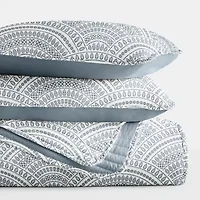 Casual Comfort Scallop Reversible Quilt Set