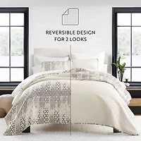 Casual Comfort Aztec Reversible Quilt Set