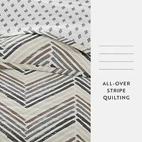 Casual Comfort Chevron Reversible Quilt Set