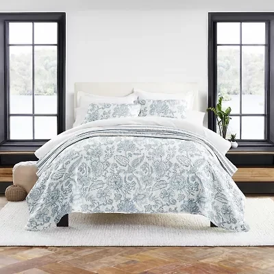 Casual Comfort Pattern Modern Reversible Quilt Set