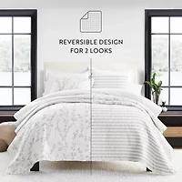 Casual Comfort Vines Reversible Quilt Set