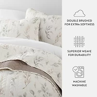 Casual Comfort Pattern Reversible Contemporary Quilt Set