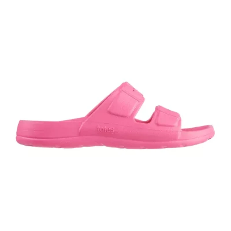 Totes Little & Big Kid Unisex Molded Double Buckle Slide Sandals