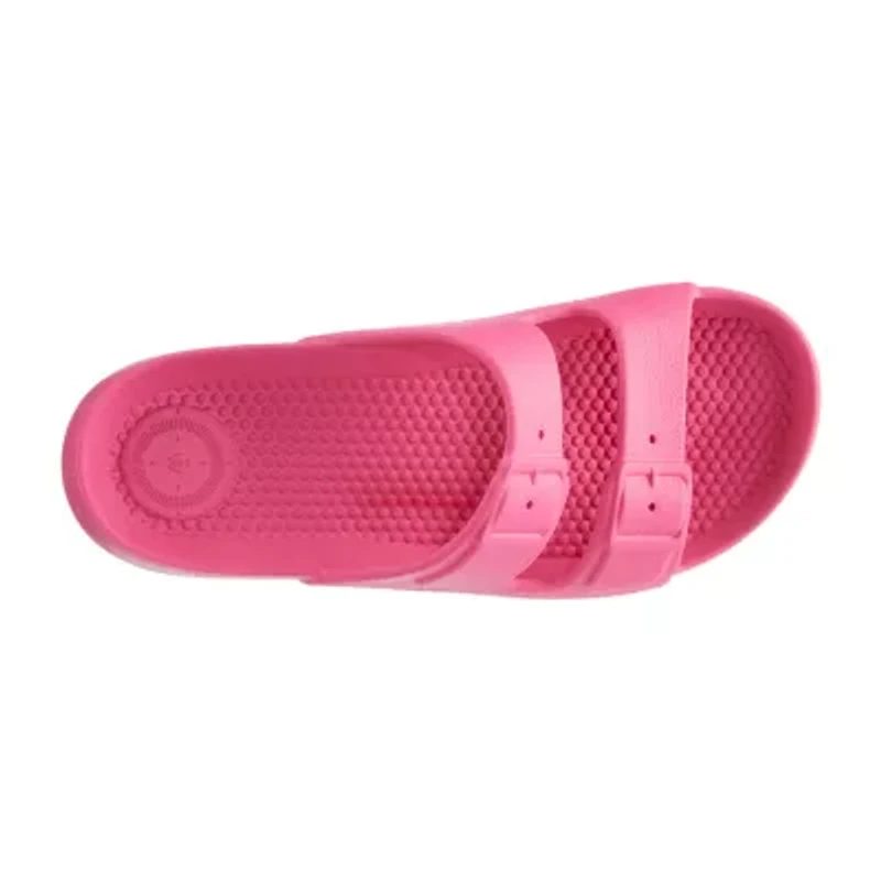 Totes Little & Big Kid Unisex Molded Double Buckle Slide Sandals