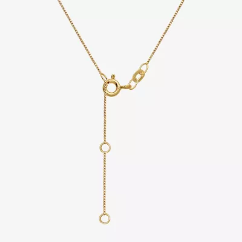 Womens White Cultured Freshwater Pearl 18K Gold Over Silver 18 Inch Pendant Necklace