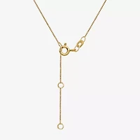 Womens White Cultured Freshwater Pearl 18K Gold Over Silver 18 Inch Pendant Necklace