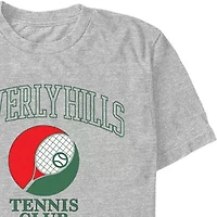 Mens Short Sleeve Tennis Graphic T-Shirt