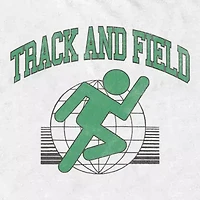 Mens Short Sleeve Track and Field Graphic T-Shirt