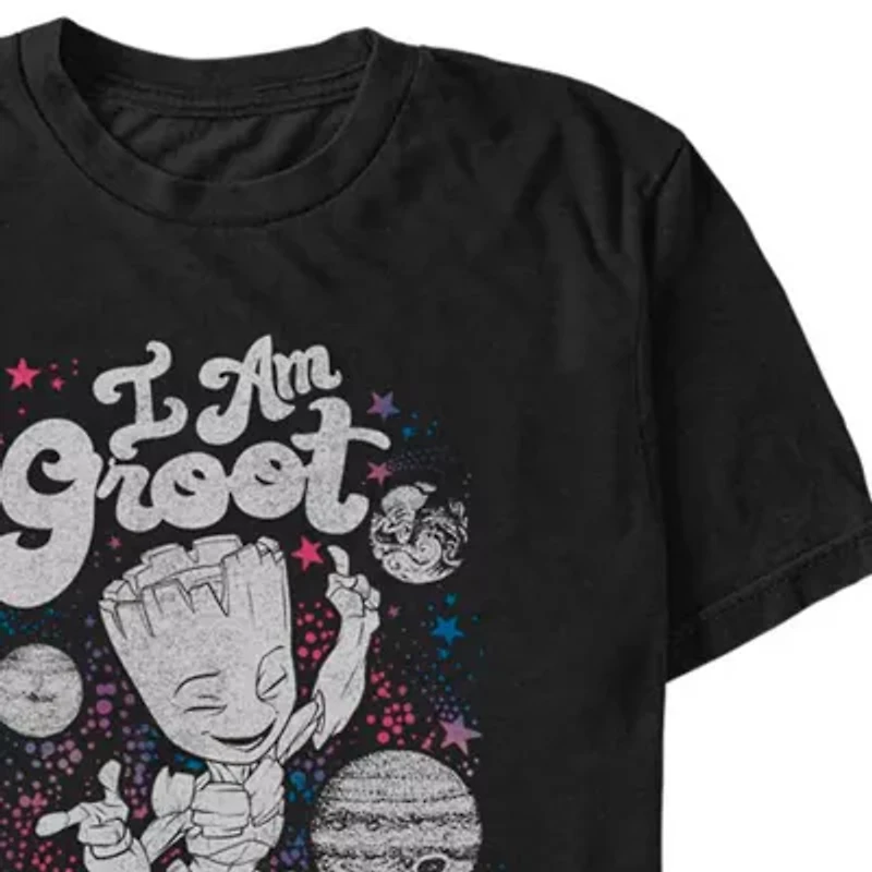 Mens Short Sleeve Groot Graphic T-Shirt