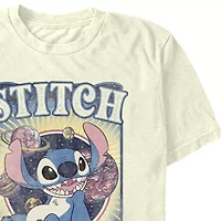 Mens Short Sleeve Stitch Graphic T-Shirt