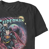 Mens Short Sleeve Superman Graphic T-Shirt