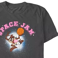 Mens Short Sleeve Space Jam Graphic T-Shirt