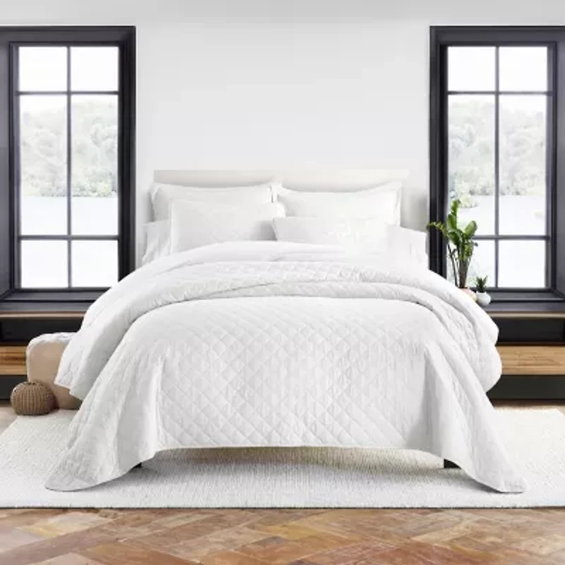 Casual Comfort Diamond Stitch Quilt Set