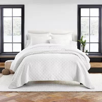 Casual Comfort Diamond Stitch Quilt Set