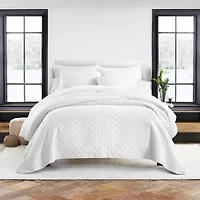 Casual Comfort Diamond Stitch Quilt Set