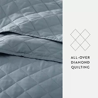 Casual Comfort Diamond Stitch Quilt Set