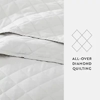 Casual Comfort Diamond Stitch Quilt Set