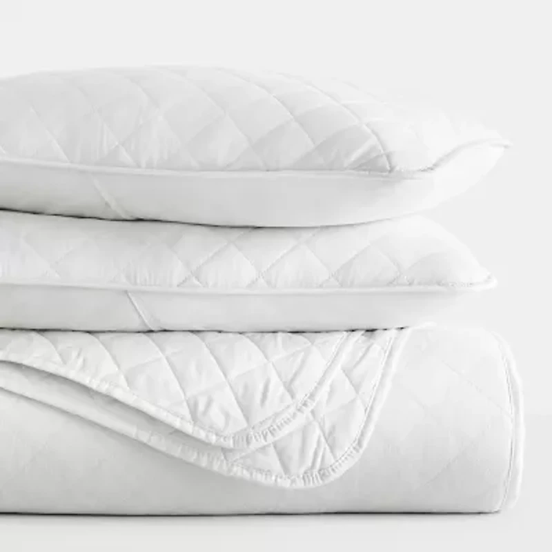 Casual Comfort Diamond Stitch Quilt Set