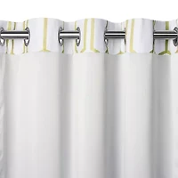 Elrene Home Fashions Kaiden Geometric Grommet Top Blackout Single Curtain Panel