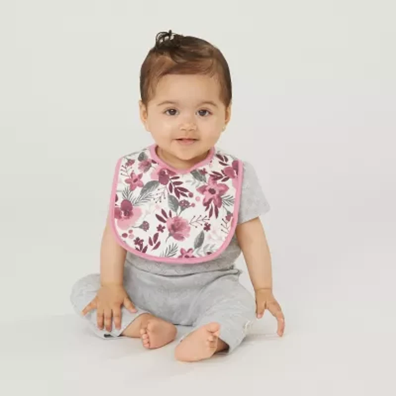Huggies Baby Girls Crew Neck Short Sleeve 3-pc. Bodysuit
