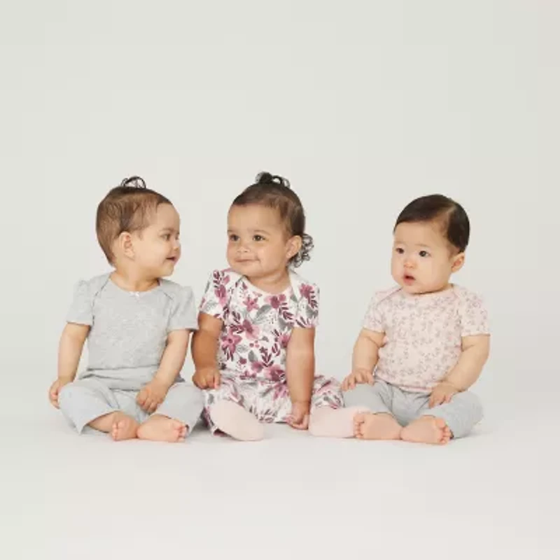 Huggies Baby Girls Mid Rise Straight Regular Fit Pull-On Pant