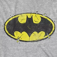 Little & Big Kid Boys Crew Neck Short Sleeve Loose Fit Batman Graphic T-Shirt
