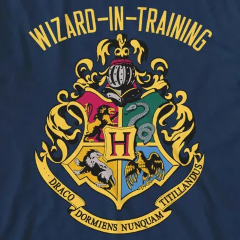 Little & Big Kid Boys Crew Neck Short Sleeve Loose Fit Harry Potter Graphic T-Shirt