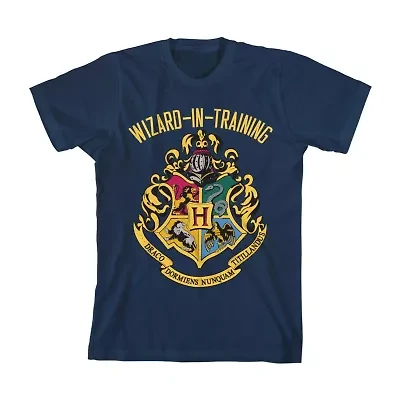 Little & Big Kid Boys Crew Neck Short Sleeve Loose Fit Harry Potter Graphic T-Shirt