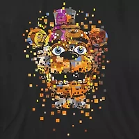 Little & Big Kid Boys Crew Neck Short Sleeve Loose Fit Five Nights at Freddys Graphic T-Shirt