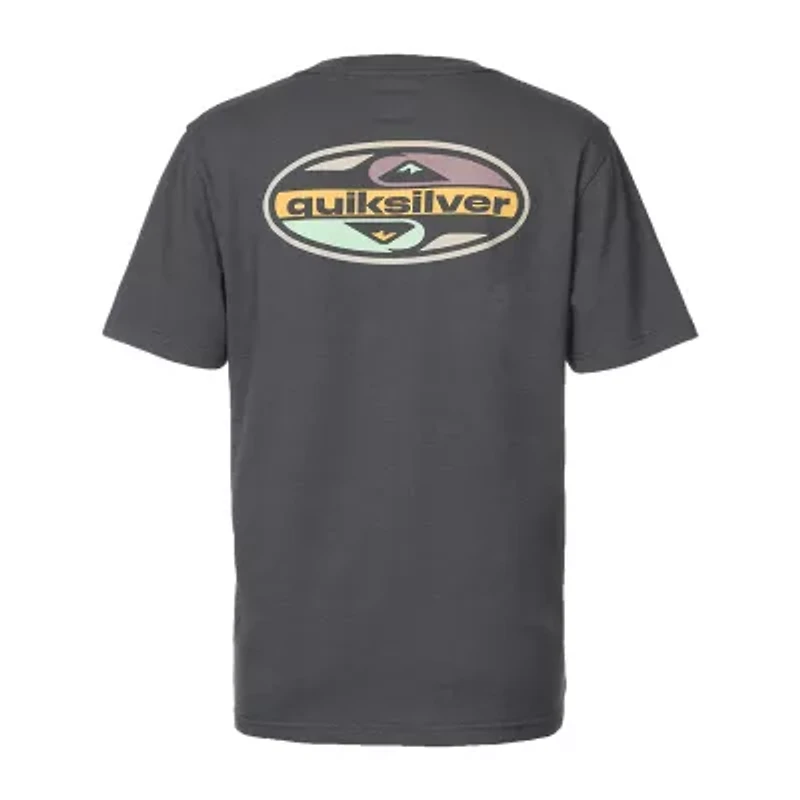 Quiksilver Big Kid Boys Crew Neck Short Sleeve Regular Fit Graphic T-Shirt