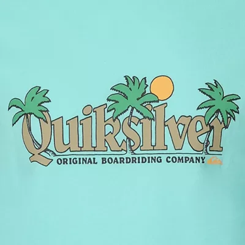 Quiksilver Big Kid Boys Crew Neck Short Sleeve Regular Fit Graphic T-Shirt
