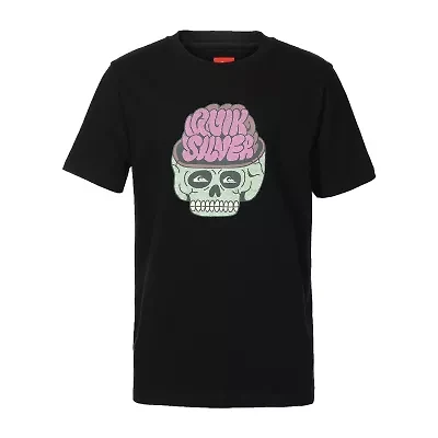 Quiksilver Big Kid Boys Crew Neck Short Sleeve Regular Fit Graphic T-Shirt