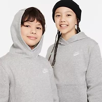 Nike Club Big Kid Unisex Long Sleeve Fleece Active Hoodie