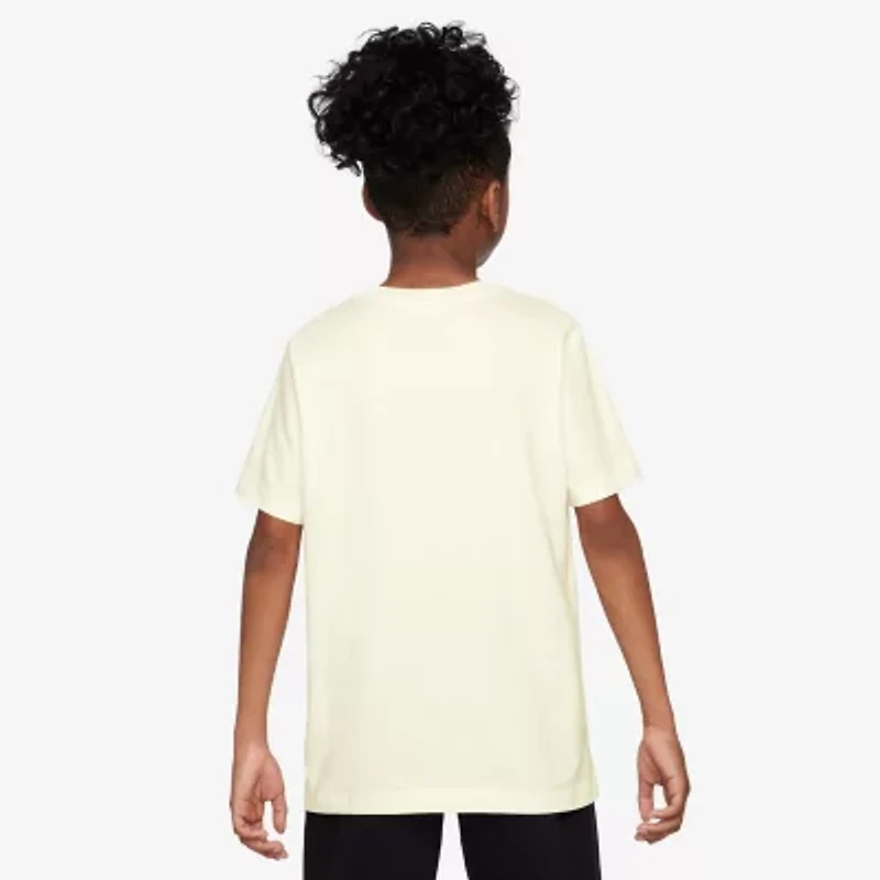 Nike Club Big Kid Unisex Crew Neck Short Sleeve Regular Fit Graphic T-Shirt