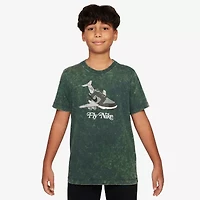 Nike Club Big Kid Unisex Crew Neck Short Sleeve Regular Fit Graphic T-Shirt