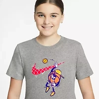 Nike Club Big Kid Unisex Crew Neck Short Sleeve Regular Fit Graphic T-Shirt